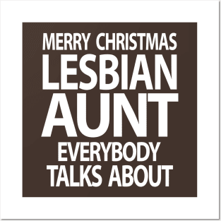 Merry Christmas From the Lesbian Aunt Everybody Talks About Posters and Art